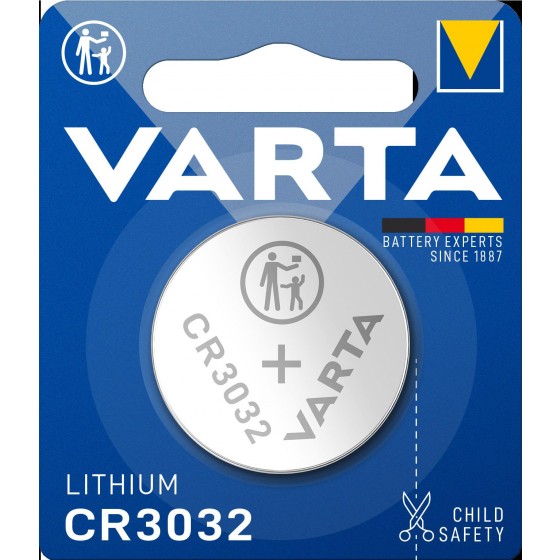 Varta CR3032 6732 101 401 3V Lithium in 1er-Blister 220mAh