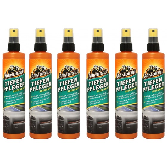 6 x ARMOR ALL Kunststoff-Tiefenpfleger seidenmatt 300 ml 10037GE