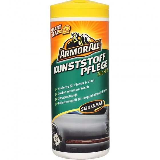 ARMOR ALL Kunststoffpflegetücher 30 Stk. Seidenmatt 35030GE