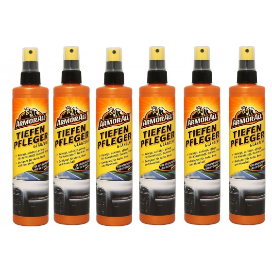 6 x ARMOR ALL Kunststoff-Tiefenpfleger glänzend 300 ml GAA10043GE
