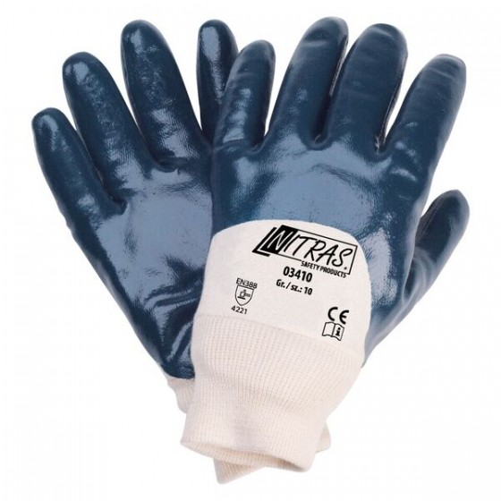 NITRAS 03410 Nitrilhandschuhe 1 Paar Gr. 10 blau