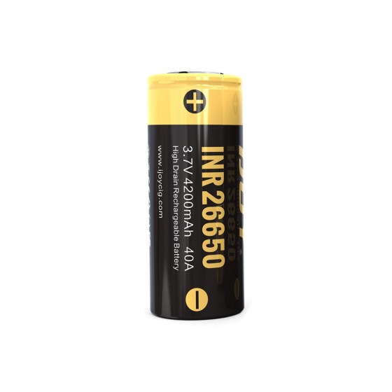 1 x iJoy INR26650 3,7V 4200mAh 40A Lithium Ionen Akku lose