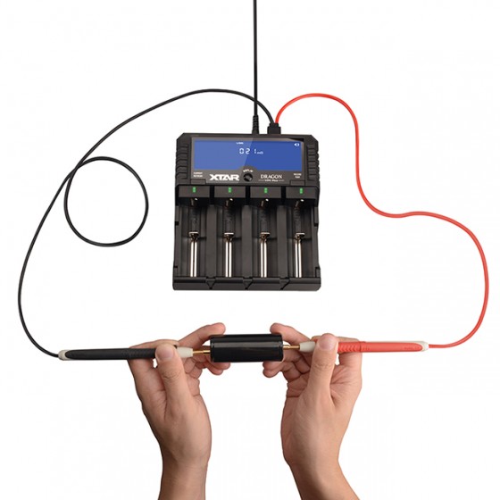 XTAR Ladegerät Dragon VP4 Plus, Premium LCD Li-Ion/Ni-MH Battery Charger
