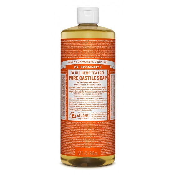 Dr. Bronner's Naturseife Flüssigseife Teebaum 945 ml