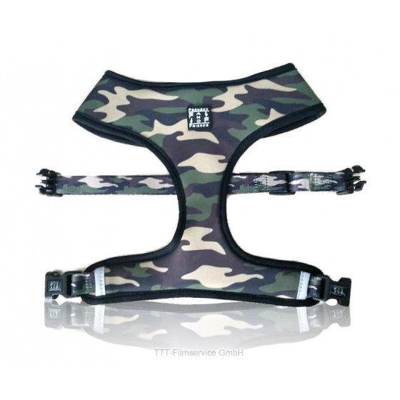 Hundegeschirr The Skull Camo Harness Gr. M/L