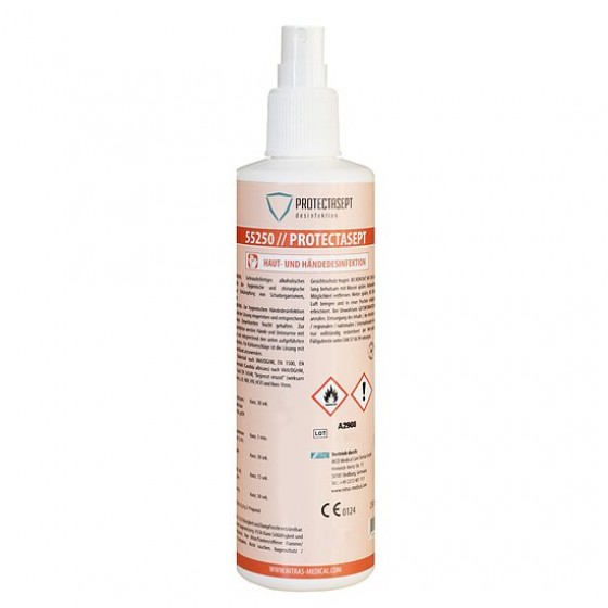 Nitras Medical Protectasept Haut- und Händedesinfektion Sprühflasche 250ml Nr. 55250