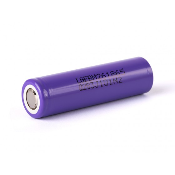LG INR18650-M26 - 3,6V - 3,7V, 2600mAh max. 10A konstante Entladestrom.