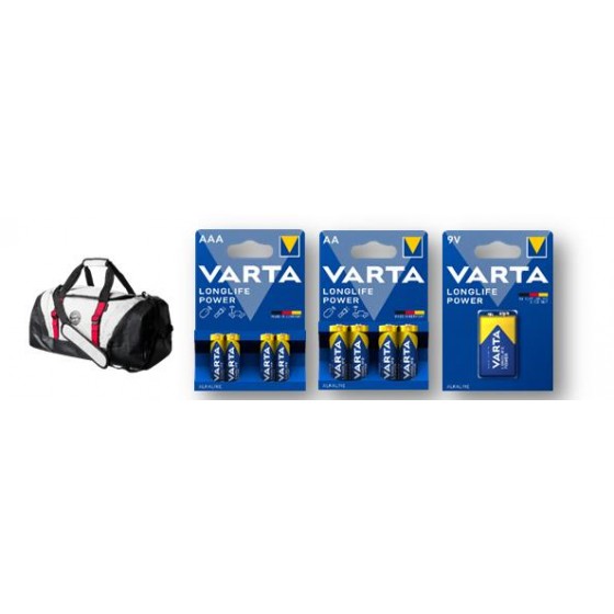 VARTA Sales Drive Longlife Power + FC Bayern Sporttasche 9137 112 858