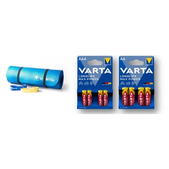 VARTA Sales Drive Longlife Max Power + Fitness-Set  9137 112 861