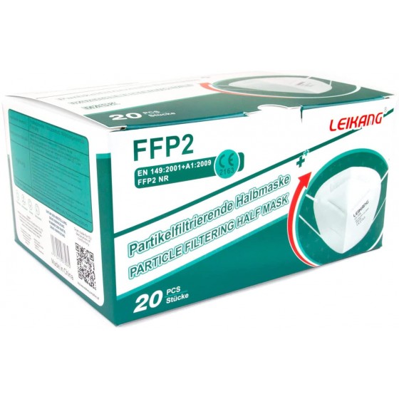 Leikang FFP2 Atemschutzmaske Mundschutz Maske, LEIKANG, Lk-008, Weiß, 20 stück