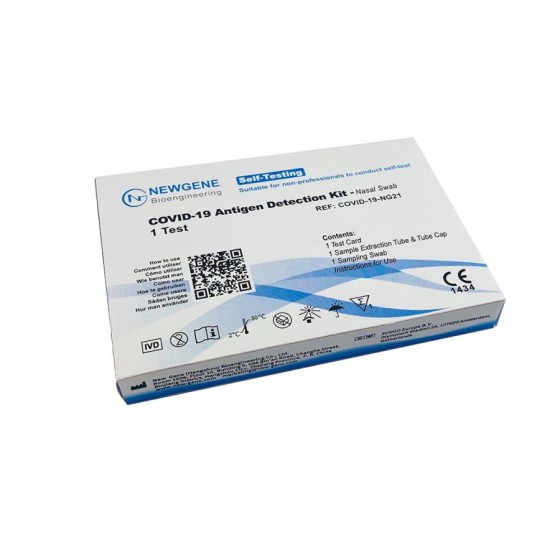 Newgene Covid-19 (1210/21) Antigen Schnelltest - 1 Packung Laientest MHD 09/2026