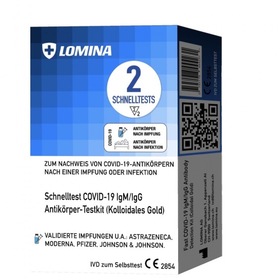 Lomina Antikörpertest für Laien 2er Pack