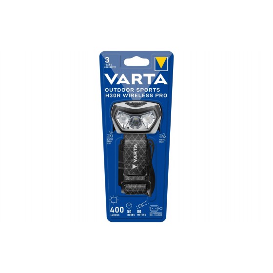 VARTA Outdoor Sports Kopfleuchte  H30R Wireless Pro mit Akku LV18650