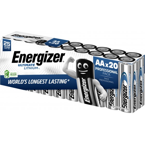 Enegizer Ultimate Lithium Mignon L91 (AA) 20er Packung