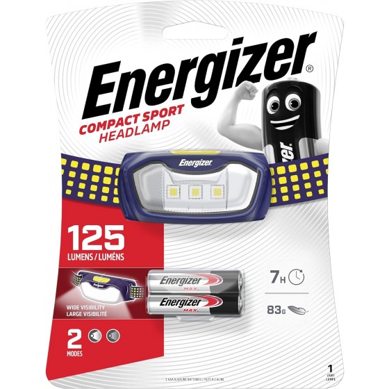 Energizer Kopflampe Compact Sport Headlamp 2xAAA inkl.