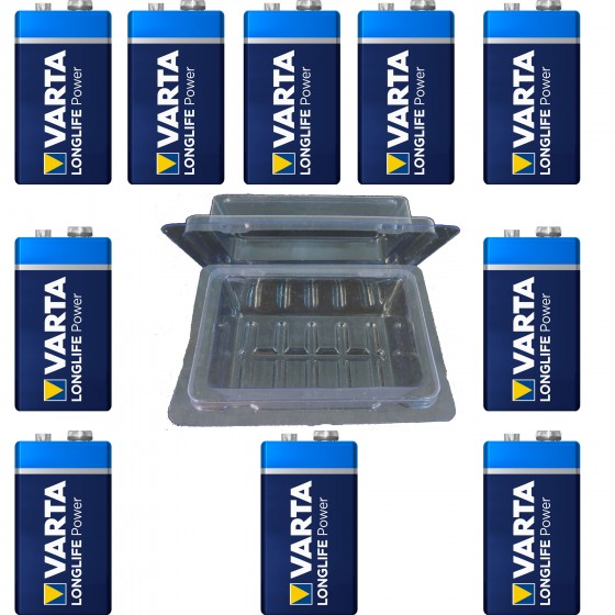 20 x Varta 9V-Block 4922 + Box