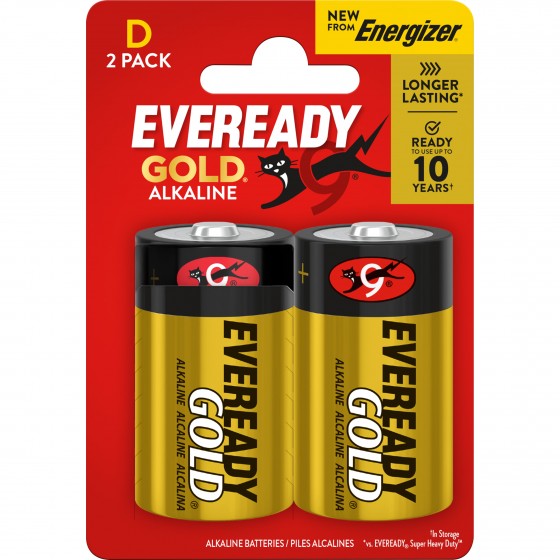 Energizer Eveready Gold Mono (D) 2 Stück