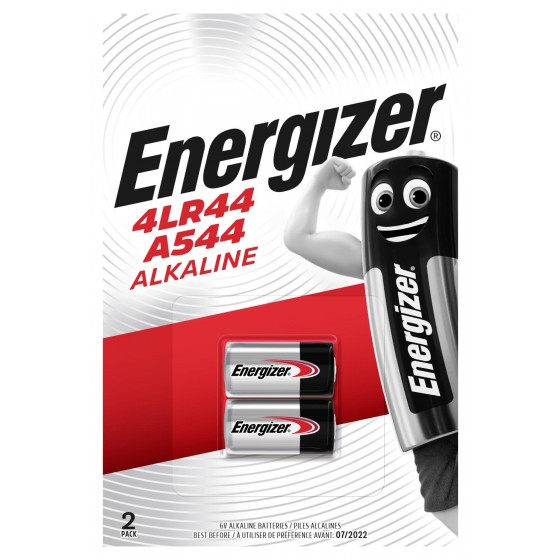 Energizer 4LR44/A544 Alkali 6V in 2er Blister