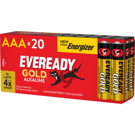 Energizer Eveready Gold Micro (AAA) DP 20 Stück