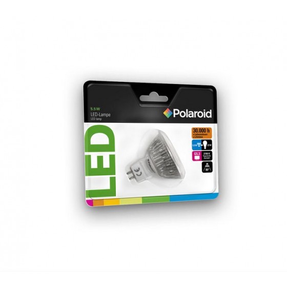 Polaroid LED Spot 5,5W, 250 Lumen, 2700 K, G5.3, 12V