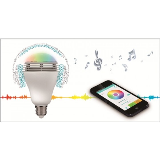 MiPow Playbulb Color LED-Glühbirne mit integriertem Lautsprecher