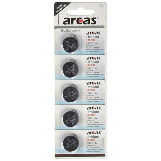 Arcas CR2032 - 5er Blister