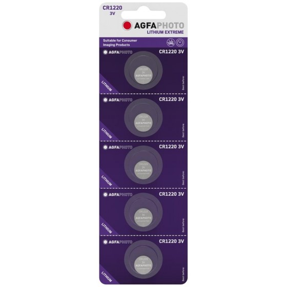 AgfaPhoto Lithium Coin Cell CR1220 B5