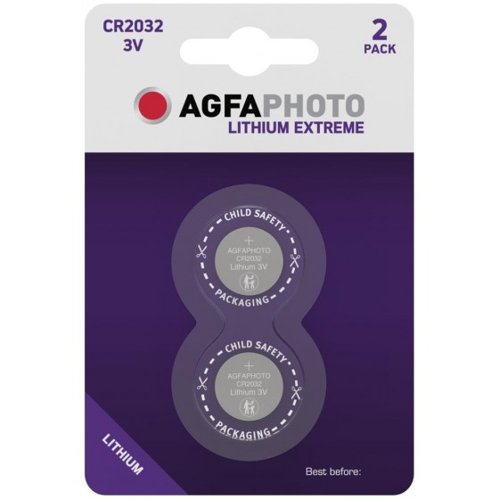 AgfaPhoto Lithium Coin Cell CR2032 B2
