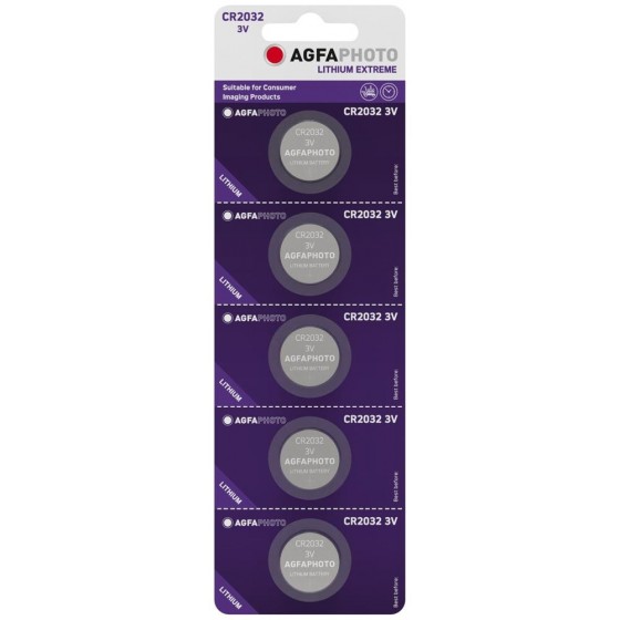 AgfaPhoto Lithium Coin Cell CR2032 B5