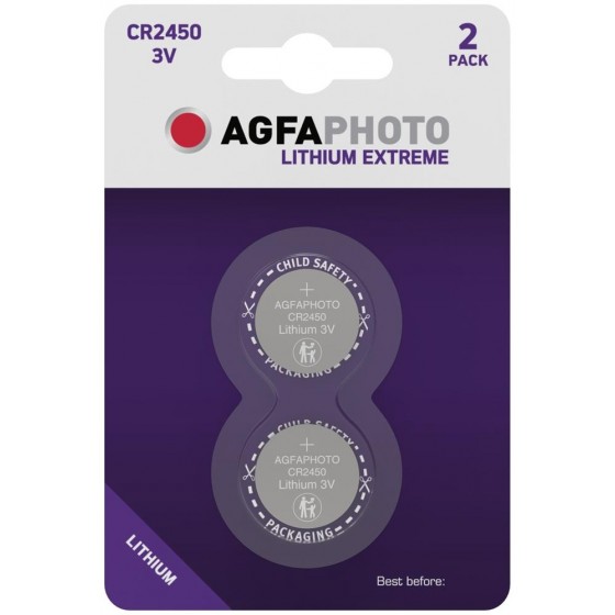 AgfaPhoto Lithium Coin Cell CR2450 B2