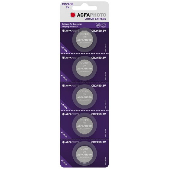 AgfaPhoto Lithium Coin Cell CR2450 B5