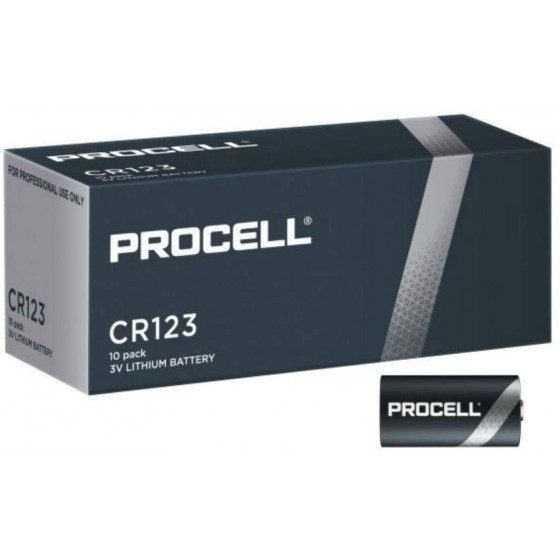 Duracell PROCELL 123 (CR17345) Lithium 3V in 10er- Box
