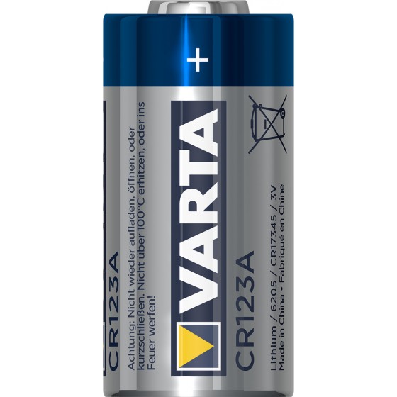 Varta CR123A 06205 201 501  3V Lithium in 400er-Bulk