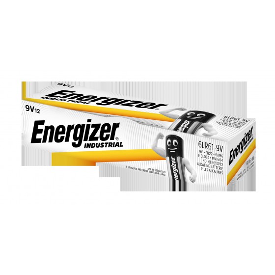 Energizer 9V E-Block EN22 Industrial in 12er-Box