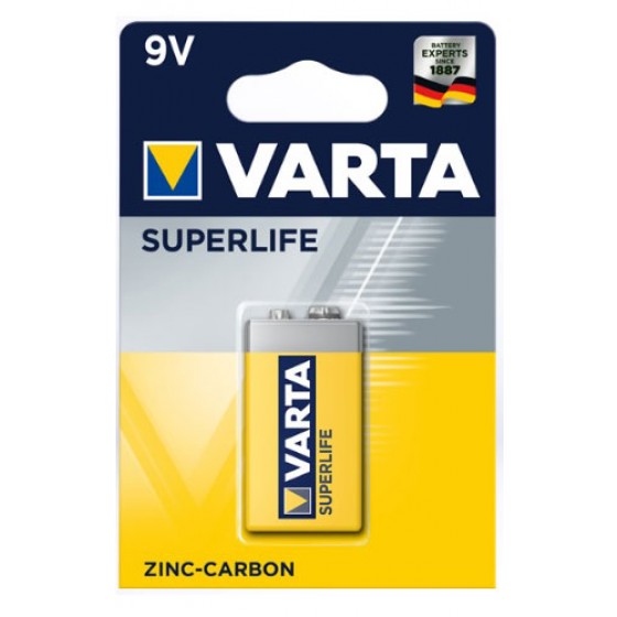 Varta 9V E-Block 2022 101 411 Superlife ZK in 1er-Blister