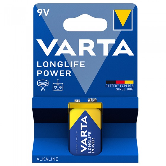 Varta 9V E-Block 04922 121 411 LONGLIFE Power in 1er-Blister