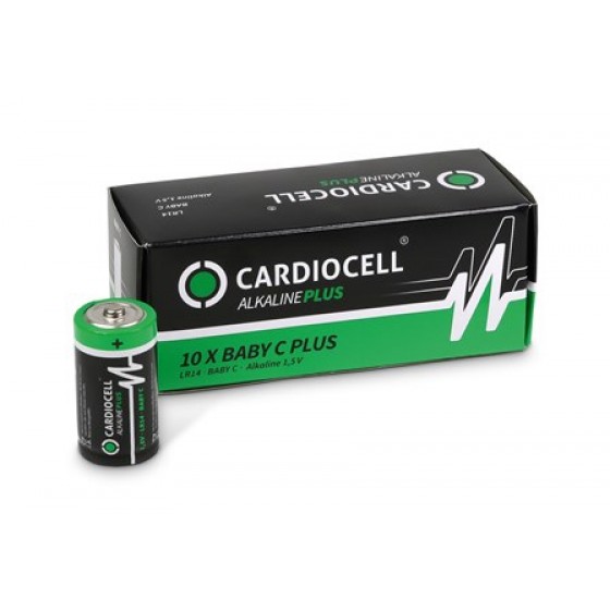 CARDIOCELL Baby PLUS C - LR14 Alkaline in 10er-Box (2er-Folie)