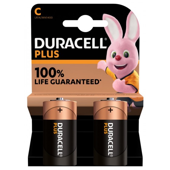 Duracell Baby MN1400 Plus in 2er-Blister *100% LIFE GUARANTEED*