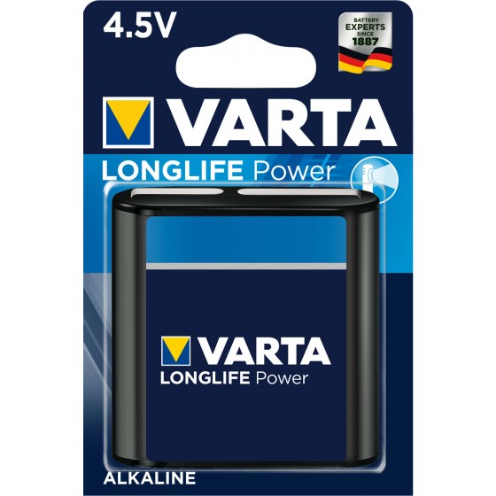Varta Flachbatterie 4912 121 411 (3LR12) LONGLIFE Power in 1er-Blister