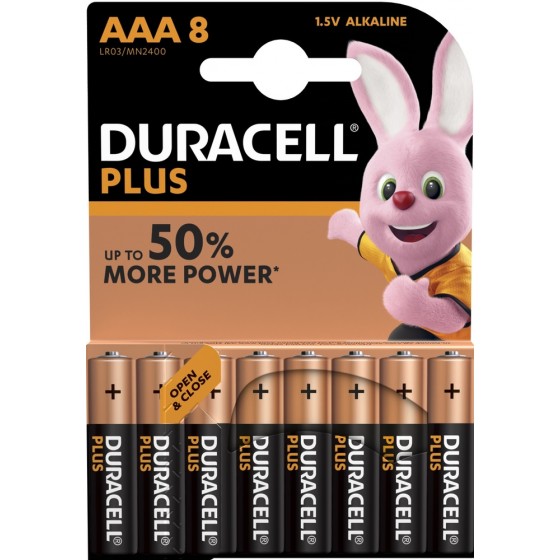 Duracell Micro MN2400 Plus Power Duralock in 8er-Blister