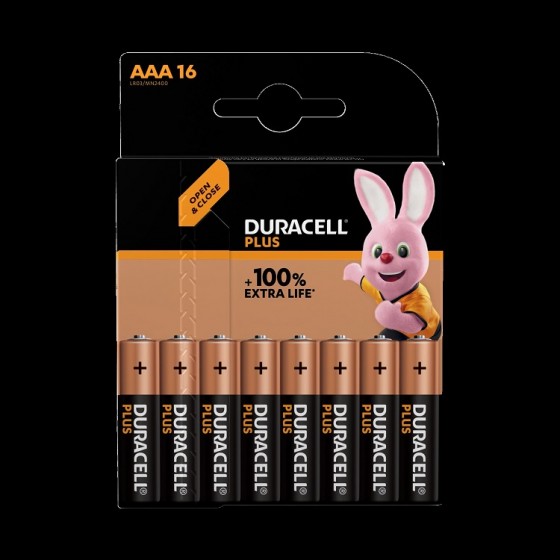 Duracell Micro MN2400 Plus in 16er-Blister *+100% EXTRA LIFE*