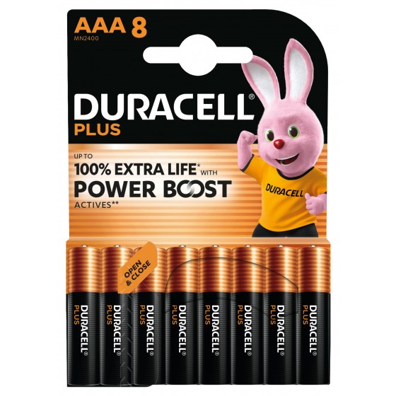 Duracell Plus-AAA(MN2400/LR03) BOOST 8-er Blister