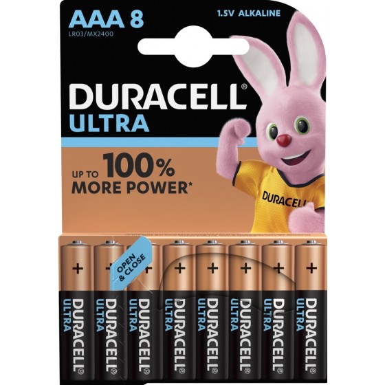 Duracell Micro MX2400 Ultra Power im 8er-Blister mit Powercheck (wiederverschließbar)