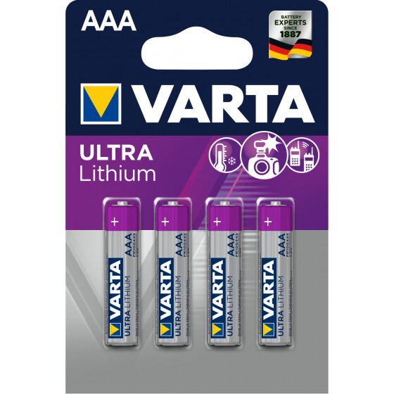 Varta Micro 6103 301 404 ULTRA Lithium in 4er-Blister