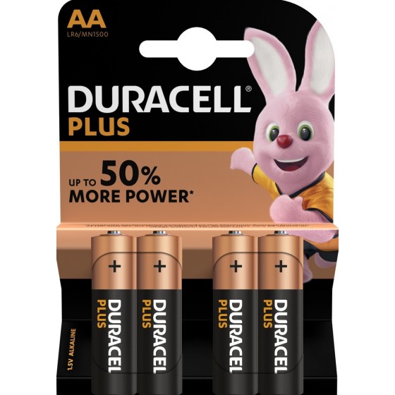 Duracell Mignon MN1500 Plus in 4er-Blister