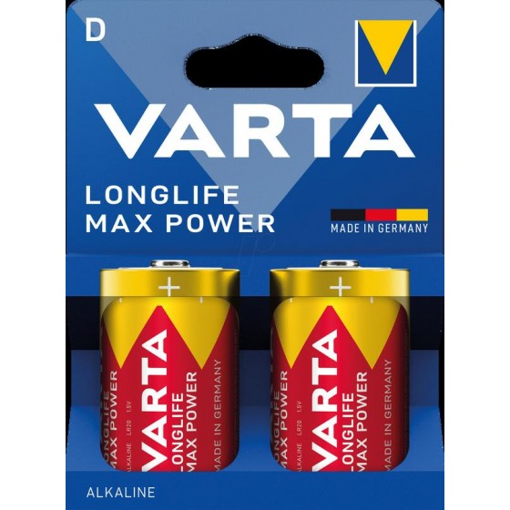 Varta Mono 4720101422  LONGLIFE MAX POWER in 2er-Blister