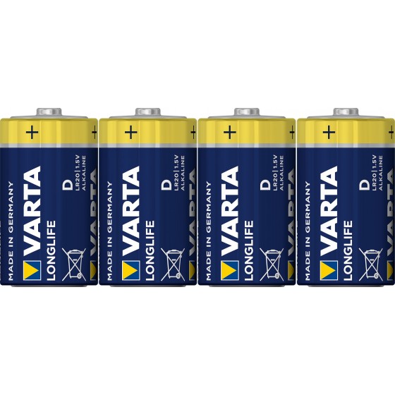 Varta Mono 4120 101 304 LONGLIFE in 4er-Folie