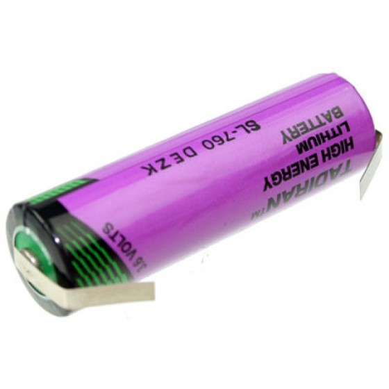Tadiran Mignon SL-760/T mit Standard-Lötbändern 3,6V Lithium