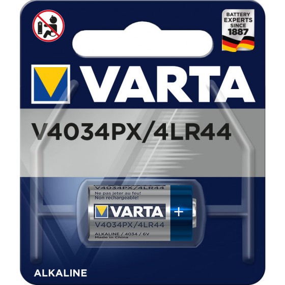Varta V4034PX 6V (K28A/537/7H34/4LR44/4AG13) in 1er-Blister
