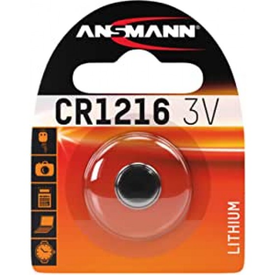 Ansmann Lithium-Knopzelle CR1216, 3V, 1er Blister